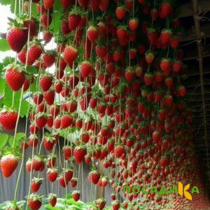 Клубника ампельная Анастасия купить по цене от 370р. в интернет-магазине «Посадика» с доставкой почтой в в Щербинкае и по всей России – [изображение №1].